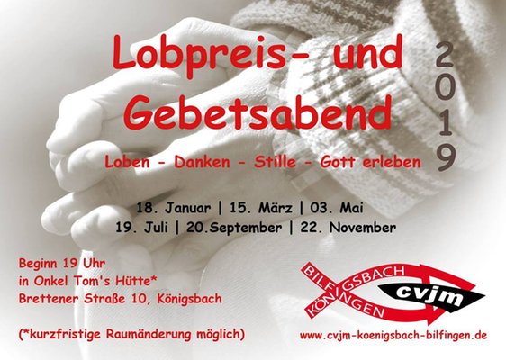 Lobpreis- und Gebetsabend 2019
